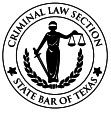 Carl Ceder Criminal Justice Section of the State Bar of Texas Badge
